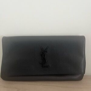 YSL black clutch